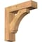 Ekena Millwork Imperial Block Smooth Bracket w/ Offset Brace, Western Red Cedar, 5 1/2"W x 20"D x 20"H BKT0604X20X20IMP05SWR - alternate 1